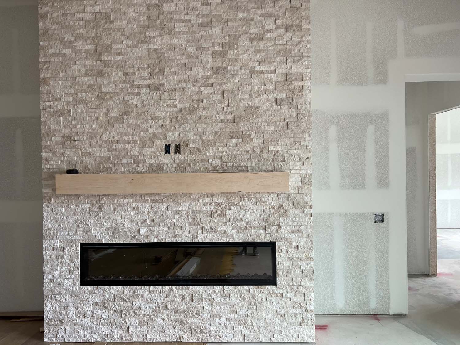 Bathroom tile installation